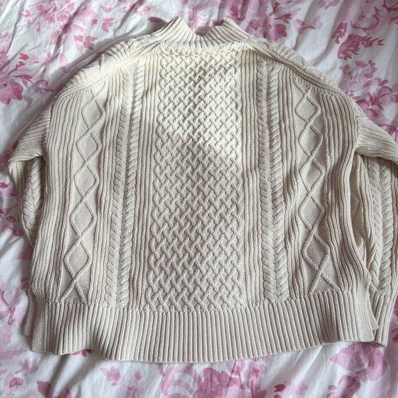 J. Crew cream knit sweater - Picture 5 of 6